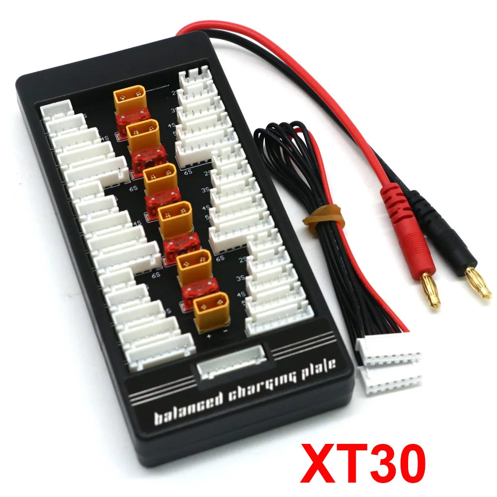 XT60 XT30 XT90 T-Plug EC3 EC5 Parallel Lipo Battery Charging Board 2-6S for ISDT Q6 PL6 PL8 Charger IMAX B6 B6AC B8 Charger