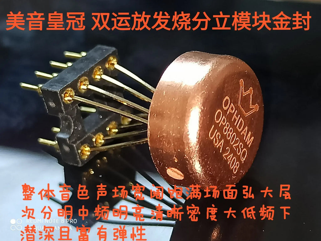 OPHDAM  OP8802 Fully Discrete Dual OPAMP Class A Operational Amplifier Replace OPA1612 LME49720 AD823 NE5532 For HiFi DAC Amp