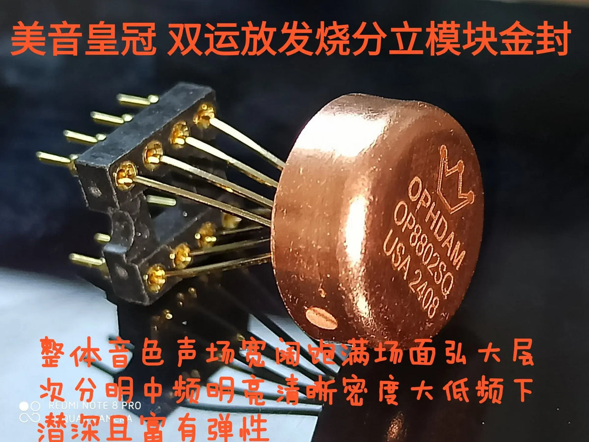 OPHDAM  OP8802 Fully Discrete Dual OPAMP Class A Operational Amplifier Replace OPA1612 LME49720 AD823 NE5532 For HiFi DAC Amp