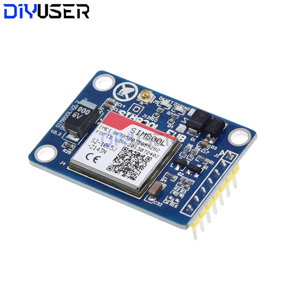 SIM800L GSM GPRS Module for IoT, 4-Band Global SMS/GPRS Data, Low Power 3.4-4.4V