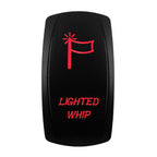 Red Led Light Rocker Switch 12V/24V SPST DPDT Toggle Switch ON OFF/ ON OFF ON Backlight Latching / Momentary Dash Panel Control