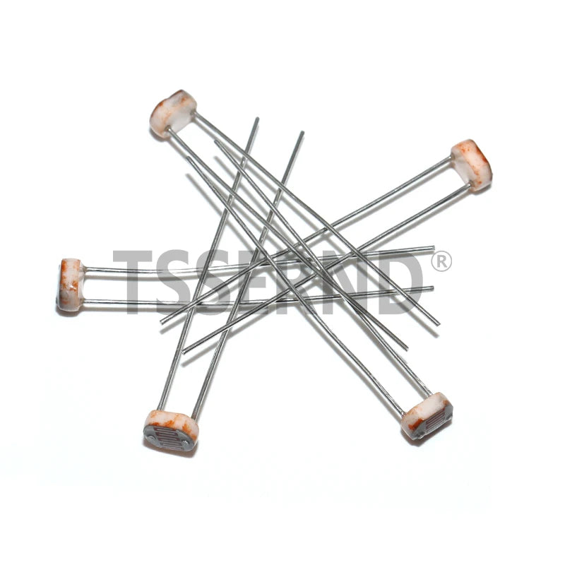 50PCS/lot LDR Photo Light Sensitive Resistor Photoelectric Photoresistor 5528 5506 5516 5537 5539 GL5528 For Arduino