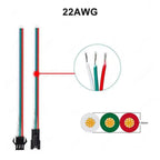 0.5m 1m 2m 2Pin 3Pin 4Pin SM JST Extension Cable 22AWG JST Plug Male to Female Wire Connector Cable for Led Light CCTV Driver