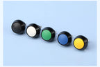 12MM Small Mini Metal Push Button Switch 12V 220v On Off Start Stop Momentary Colorful Black Oxide Waterproof Round Head Wedding
