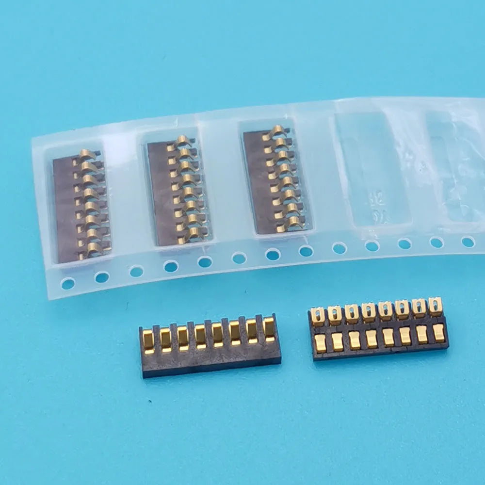 5 Pairs Male Female Battery Holder Contacts 2.0 mm Pitch 2 3 4 5 6 7 8 Pin Connector Battery Power Contact Tab Conductive Tab