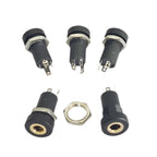 2/5/10Pcs PJ392A 3.5mm Stereo Audio Jack Socket 3/4 Pole Solder Panel Mount with Nut Female Headphone Connector