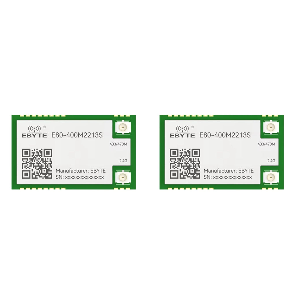 2X EBYTE LR1121 Lora Spread Spectrum Module Dual-Band 433Mhz 2.4G SMD TCXO E80-400M2213S SPI RF Module