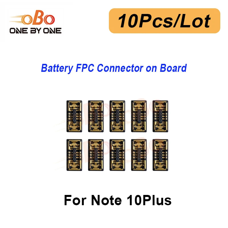 10Pcs Battery FPC Connector on Main Board Motherboard for Samsung S10 4G 5G Note 10 Plus Lite 20 Ultra Battery FPC Connector