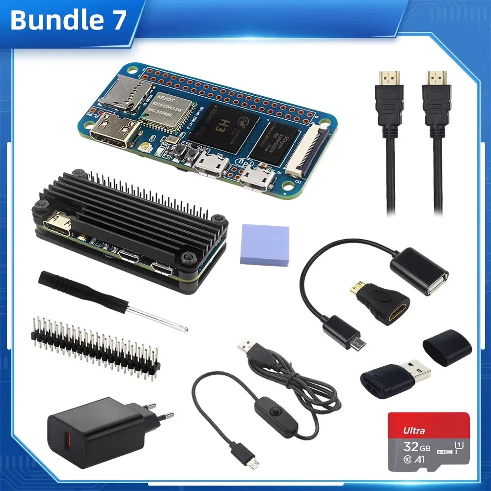 Banana Pi M2 Zero BPI-M2 Zero Alliwnner H3 Cortex-A7 WIFI & BT Same Size As Raspberry Pi Zero 2 W Optional Case Power Supply
