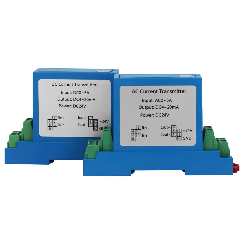 DC Current Transmitter 1V/5V/10V Volatge Transducer Factory Supply Current Sensor current transmitter power 12/24V