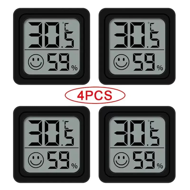 VIVO Mini Indoor Digital Thermometer Hygrometer LCD Display Room Temperature Humidity Sensor Gauge Weather Station 2026New