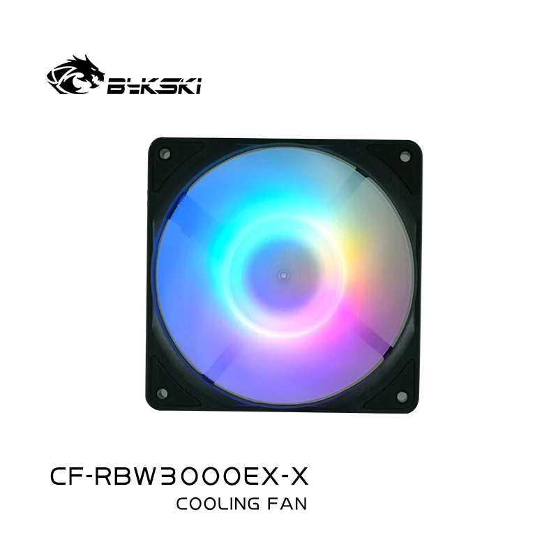 Bykski 120mm Fan Use for Water Cooling Radiator Computer PC Case 3008RPM Heatsink  Support PWM  CF-AP3000EX-X / CF-RBW3000EX-X