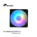 Bykski 120mm Fan Use for Water Cooling Radiator Computer PC Case 3008RPM Heatsink  Support PWM  CF-AP3000EX-X / CF-RBW3000EX-X