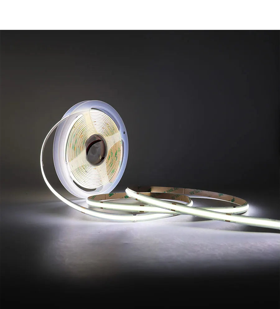 COB LED Strip Light 12V 24V 3mm 5mm 8mm 10mm PCB LED Strip Ice Blue/Green/Red/Yellow/2700K/3000K/4000K/6000K COB LED Tape Decor