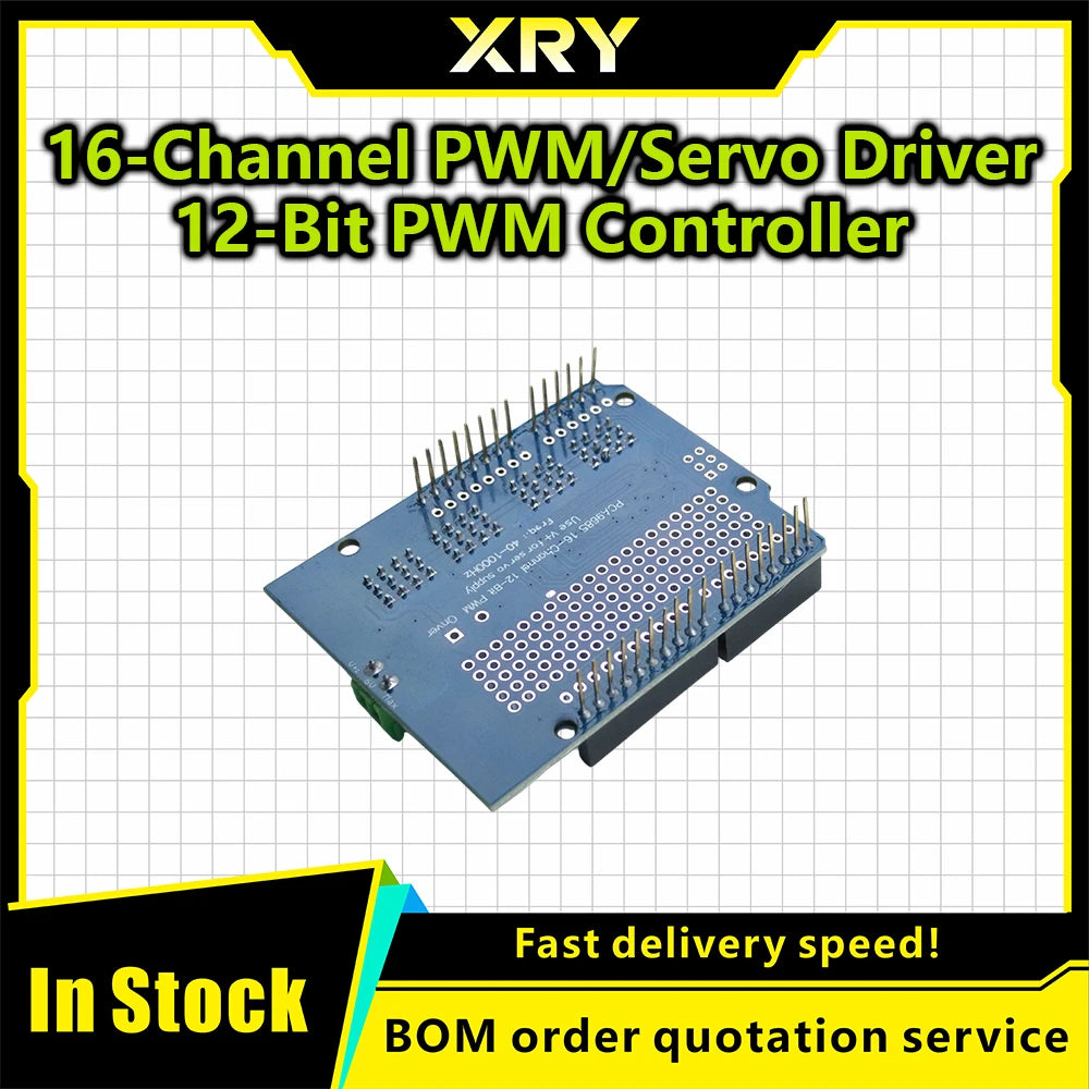 TB6612 L293D IIC I2C Mosfet Stepper Motor Module PCA9685 Servo Driver Shield Module For Arduino Robot PWM Leonardo Replace