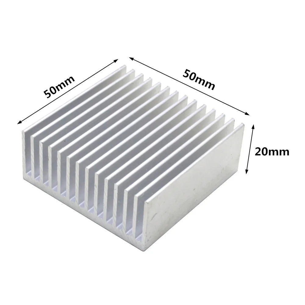 Extruded Aluminum Heatsink Radiator Heat Sink Cooler for Electronic LED Chip Cooling Heat Dissipation