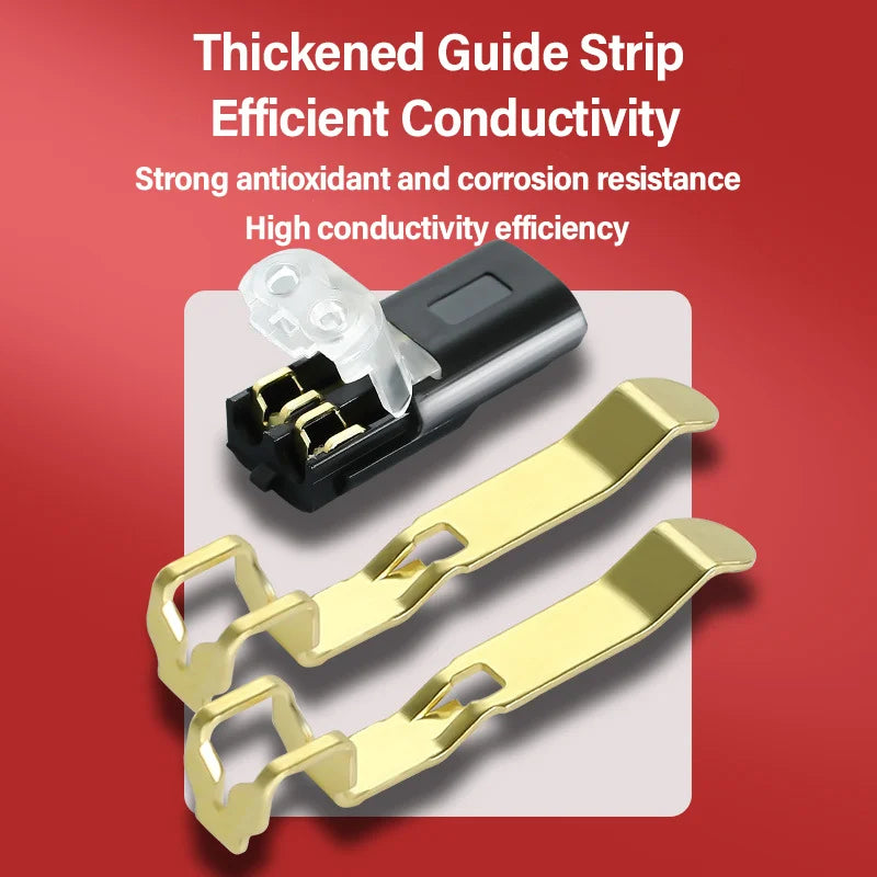 Electric Wire Connector Free Stripping Quick Cable Connectors Dual line Interconnection Detachable Automotive Terminal Connector