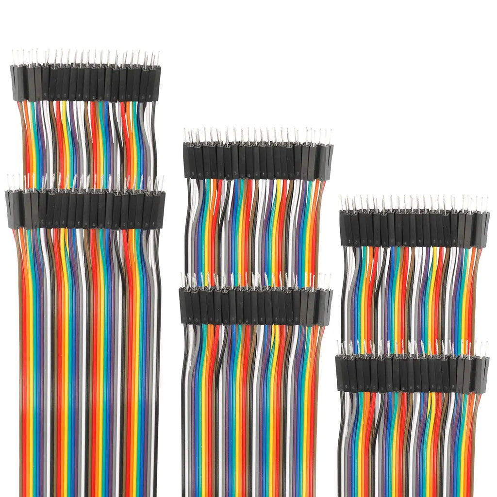 Dupont Line 40pin Male to Female, 40pin Male to Male, 40pin Female to Female Jumper Wire Dupont Cable for Arduino DIY Kit
