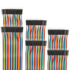 Dupont Line 40pin Male to Female, 40pin Male to Male, 40pin Female to Female Jumper Wire Dupont Cable for Arduino DIY Kit