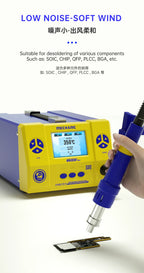 2026 MECHANIC 861DW Max Lead-free Digital Display Heat Gun 1000w High-power Adjustable Temperature Desoldering Station