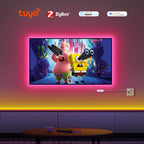 RGB LED Smart Life Zigbee Controller COB LED Strip USB Lights 5V Tuya Wifi Switch 3500K 5000K 6000K Smart Lamp 1/2/3/5M LED Tape