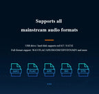 Lossless HIFI Audio Decoder 2pcs ES9038Q2M DAC DSD256 384KHz Lossless Decoding Music Player QCC3095 Bluetooth 6.2 AMANERO Module