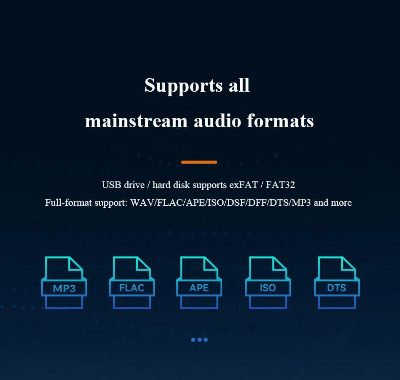 Lossless HIFI Audio Decoder 2pcs ES9038Q2M DAC DSD256 384KHz Lossless Decoding Music Player QCC3095 Bluetooth 6.2 AMANERO Module