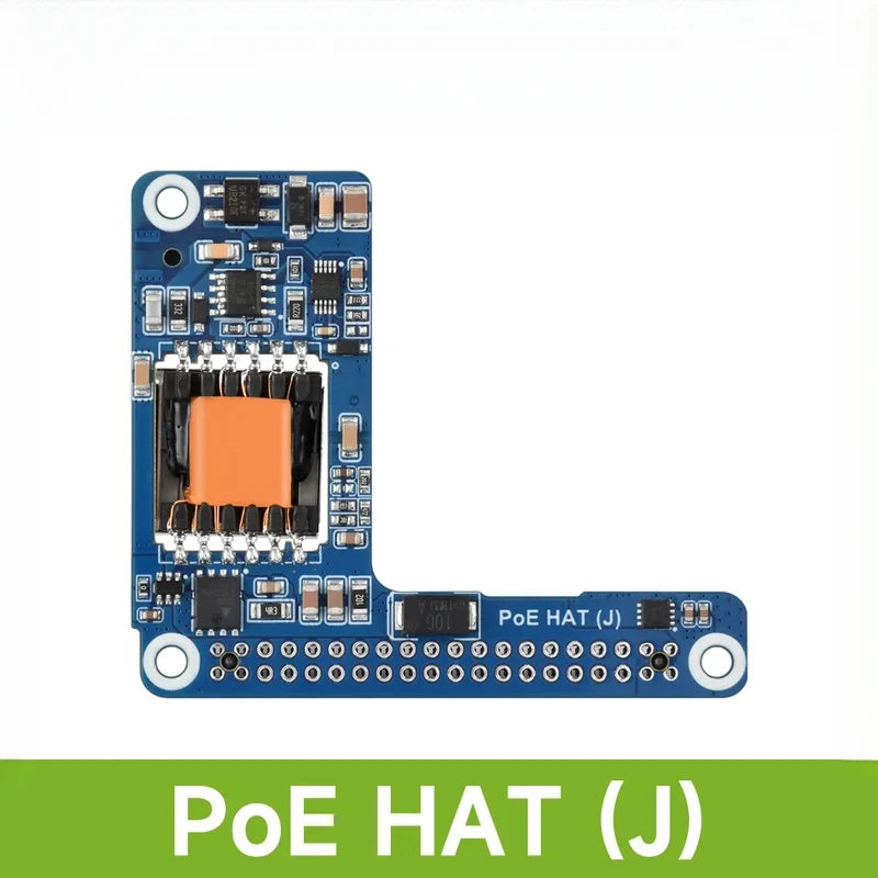 Raspberry Pi 5 PoE+ HAT for Raspberry Pi 5 CM5 PoE+ HAT Ethernet Expansion Board 5V/5A Output Fit for Official Case