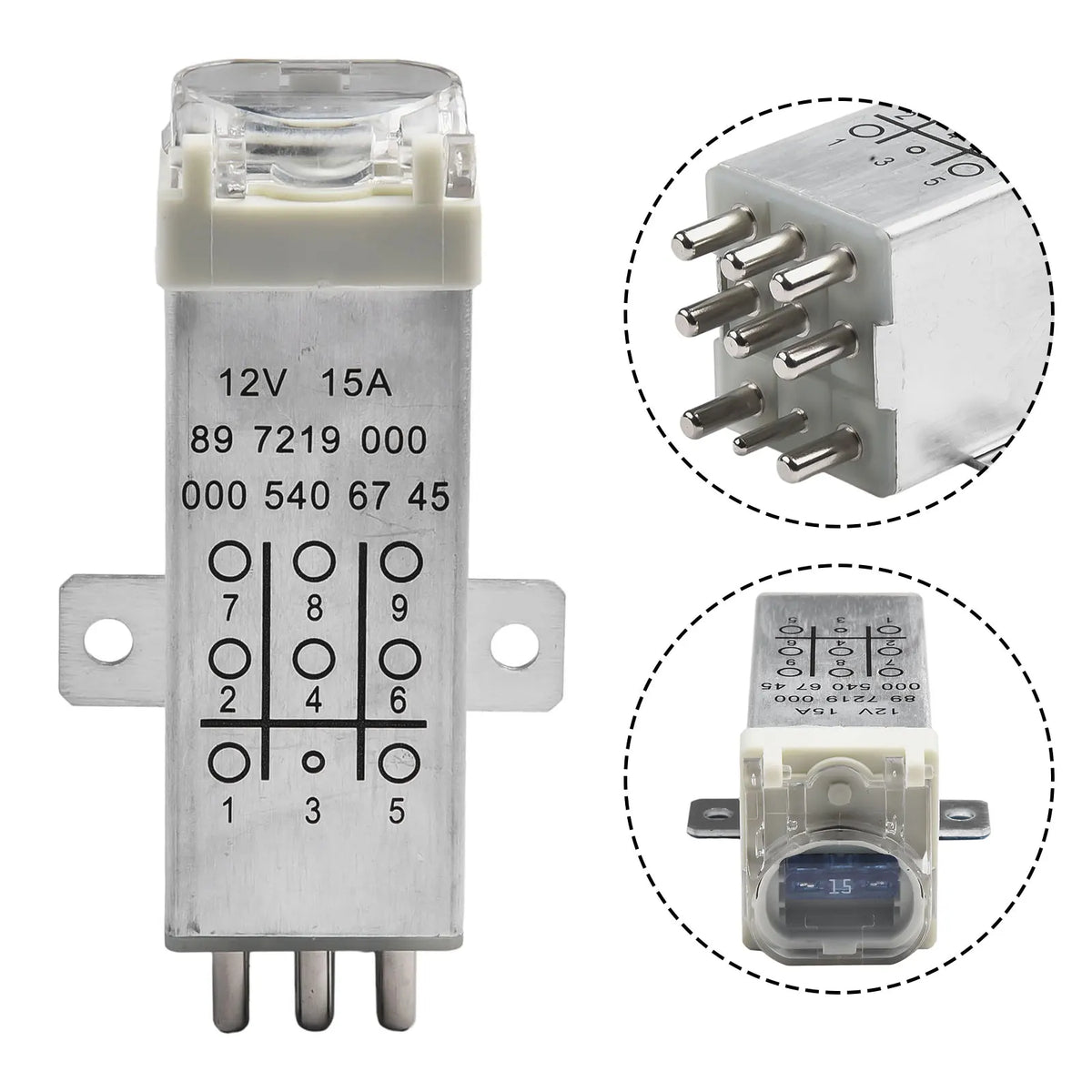 Overload Protection Relay for Mercedes W124 W202 300E 300CE OEM 0005406745 Replacement Part for Reliable Functionality