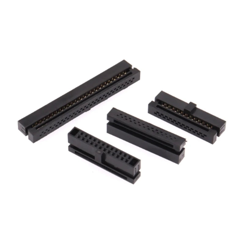 10Pcs/Lot 1.27mm Pitch FC Female Header Socket Cable Connector IDC 6P 8 10 12 14 16 20 24 26 30 34 40 50 Pin