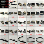 1PC Ribbon Flat FPV HDMI-Compatible Connector Flexible Cable Raspberry Pi 4 Micro HDTV To HD/Mini HD Female 90 Degree FFC 20pin