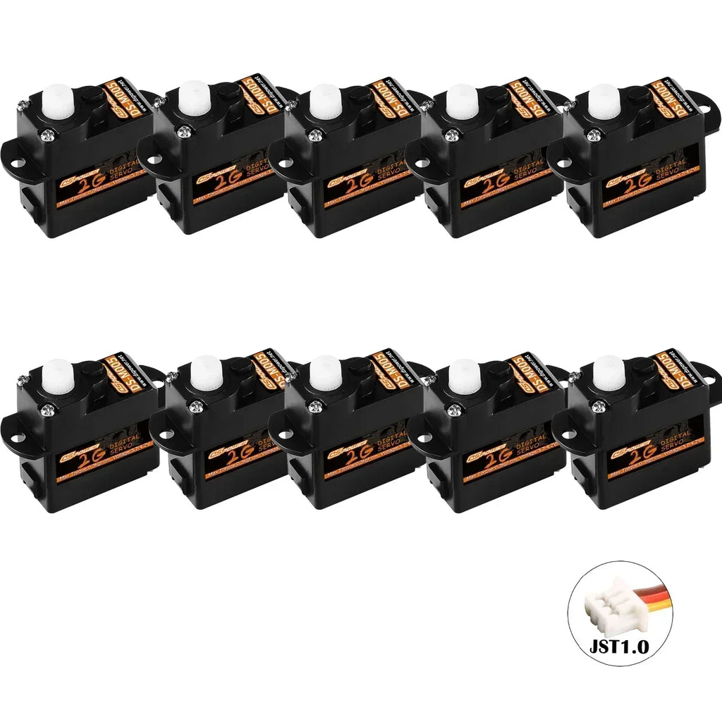 DSPOWER 2g Plastic/Metal Gear Motor Mini Micro Servos for RC Car Airplanes Fixed-wing Quadcopter Boat Plane Robot Wltoys Axial