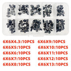 10 Models =100Pcs 6*6 Light Micro Touch Switch Set Push Button Switch Kit Height: 6*6*4.3MM~13MM  DIP SMD 2P/4P 6x6 Keys Tact