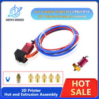 3D Printer Ender 3 Metal J-Head CR10 MK8 Hotend Extruder Kit Heat Block Nozzle Heater Thermistor for CR10s Pro Ender3 V2 Ender 5