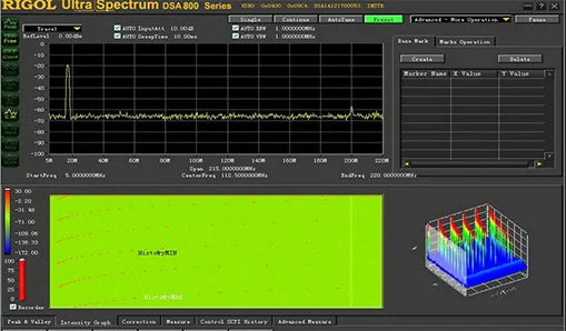 RIGOL DSA815 DSA815-TG Sweep Type Spectrum Analyzer 9kHz to 1.5GHz 10Hz to 1MHz Resolution Bandwidth for Electronic Components