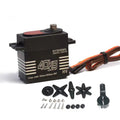 40KG Digital Servo Waterproof Large Torque Metal Gear 180° with 25T Servo Arm Digital Servo Kit for 1/8 1/10 RC Car RC Robot