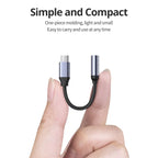 USB Type C To 3.5 Jack Earphone Adapter USB-C 3 5mm Audio Cable Converter For IPhone 15 15 Pro MAX Samsung Galaxy Huawei Xiaomi