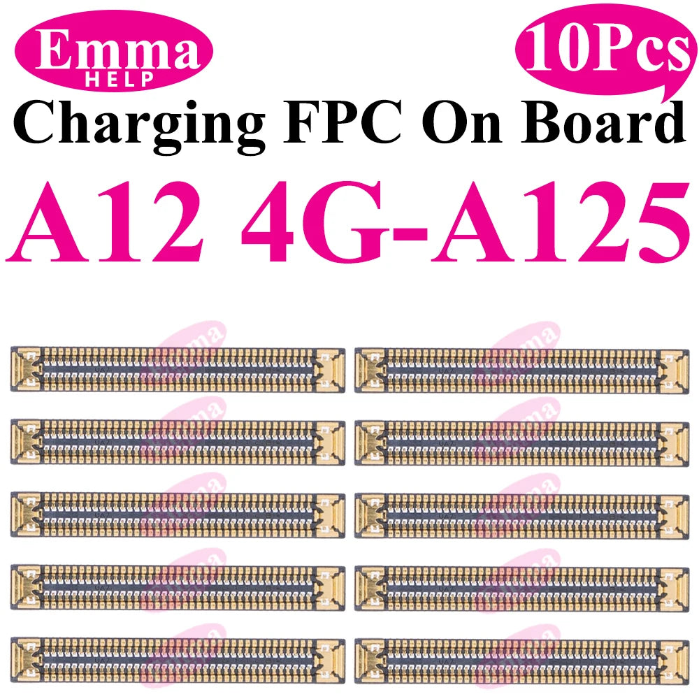 10cs USB Charging FPC Connector For Samsung A51 31 A71 A41 A21 A52 A32 A22 A12 A72 A02 Charger Plug On Board 78Pin Motherboard