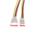 10Pcs MX2.0 2.0mm Pitch 2P 3P 4 Pin Male Female Aerial Docking Battery Charging Cable Connector Plug With Wire 150MM