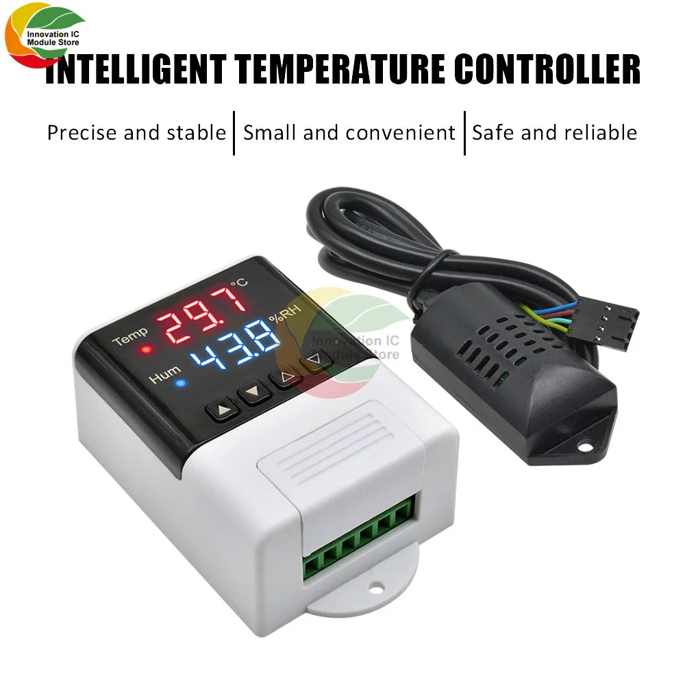 AC 110V 220V DTC2201 DTC1201 Temperature Controller Thermostat DS18B20 NTC Sensor APP Control For Smart Home
