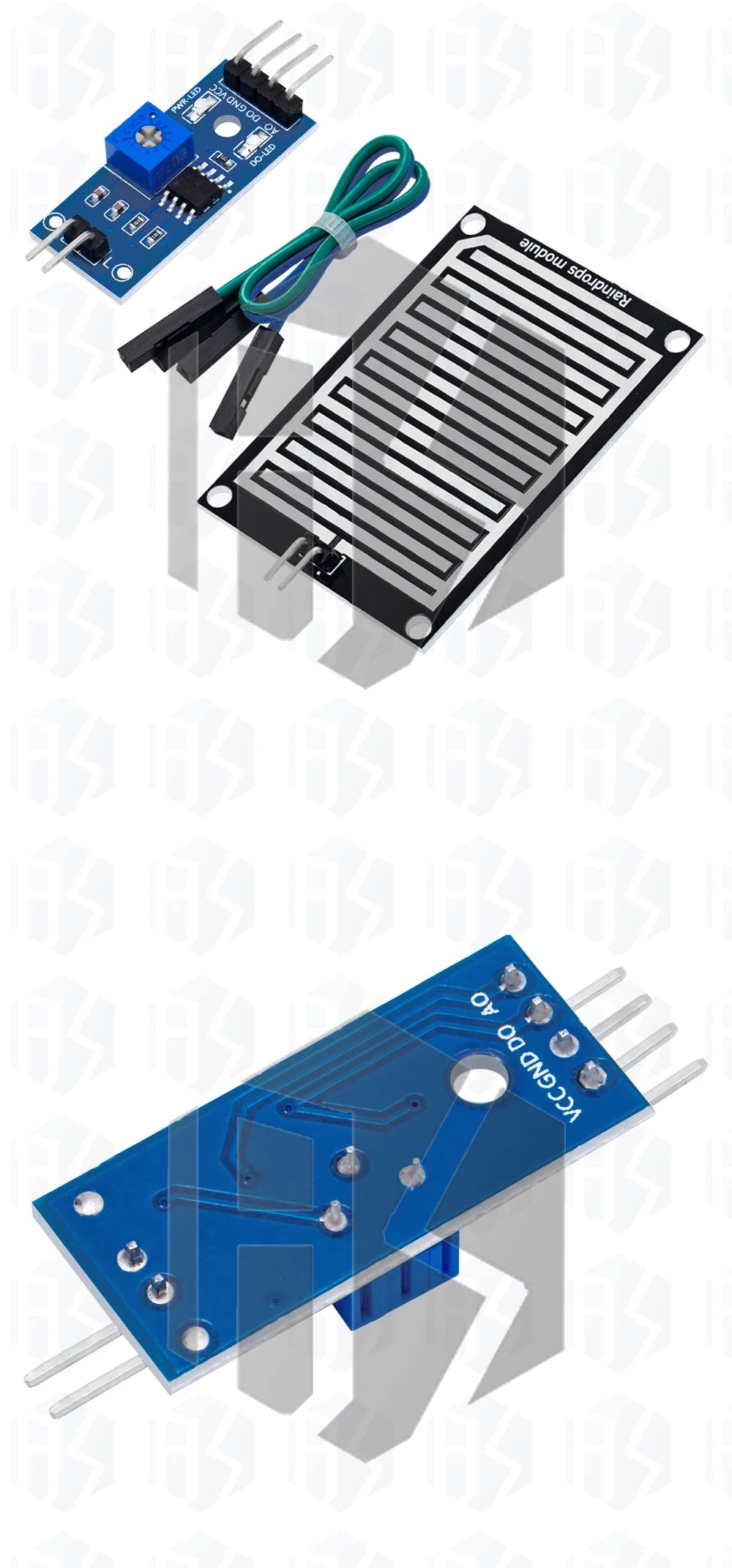 Raspberry pi 2 3 the sensor module package HC-SR04 501 DHT11 DS3231 KY-008 Sound Rain Soil sensor for arduino kit