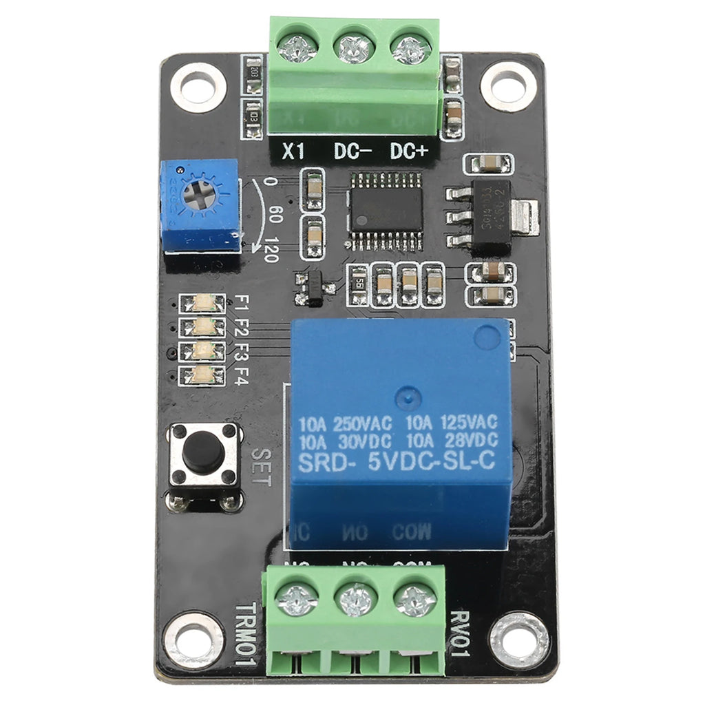 Delay Timer Relay Self locking Delay On Off Time Switch Super 555 Timer DC 5V/12V/24V