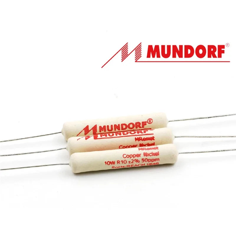 1pcs 100% Original Germany Mundorf MResist Classic 10W MREC10 Non inductive wire winding frequency divider resistor