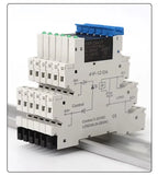 DC Control AC 6A Slim Interface Solid State Relay Module DIN SSR Slim Relay DC Control DC 41F-1Z-C2 SSR Relay DIN Rail