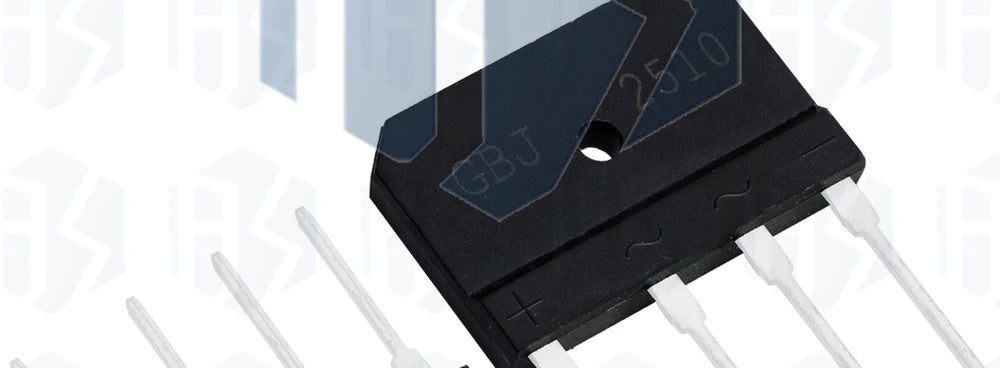 1PCS GBJ2510 Rectifier Bridge: 25A 1000V Diode Module with ZIP Package – In Stock Now