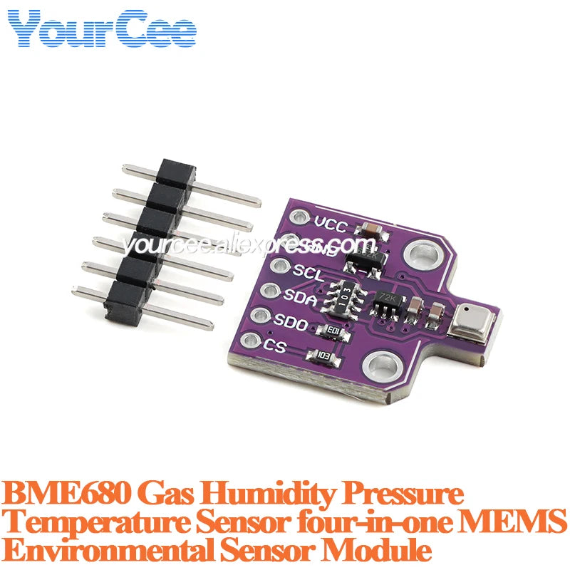 10pcs/1pc BME688 BME680 Gas Air Humidity Pressure Temperature Sensor Environmental Sensor Module