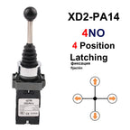 2NO 2 Position Latch XD2-PA12 PA14 Rocker Joystick Controller Spring Return Rotary Cross Switches Reset PA22 PA24 4NO 4Position