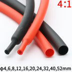 Heat Shrink Tube with Glue Adhesive Lined 4:1 Dual Wall Tubing Sleeve Wrap Wire Cable Kit 4 6 8 12 16 20 24 32 40 52 mm 1 Meter