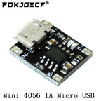 TP4056 With Protection Dual Functions 5V 1A Mini Micro TYPE-C USB 18650 Lithium Battery Charging Board Charger Module 1A Li-ion