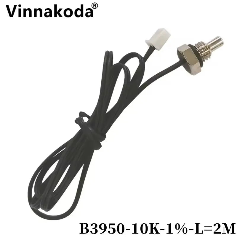 10K M8 Hexagonal Probe NTC Thermistor Temperature Sensor 1.25 Thread B3950 50/100K